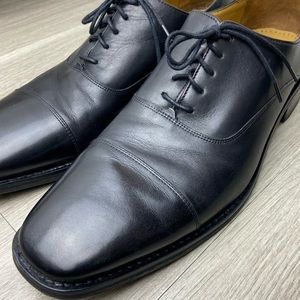 Men’s Cole Haan Black Leather Cap Toe Oxford Dress Shoes #C06601 Size 13
